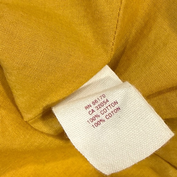 NWT Anthropologie Maeve Vappu Whote & Mustard Yellow Colorblock Retro Dress 2 - Picture 4 of 8